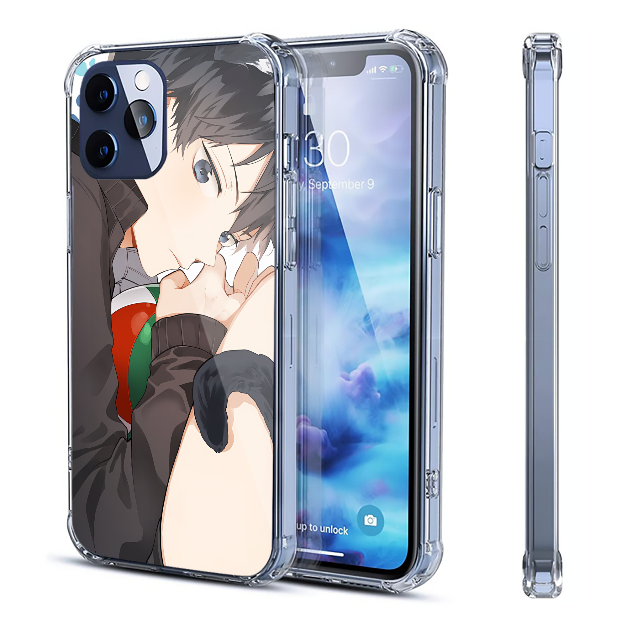 （画像用） ハイキュー!! Haikyu!! 【iPhone 12シリーズ対応】透明スマホケース（クリアソフトケース）